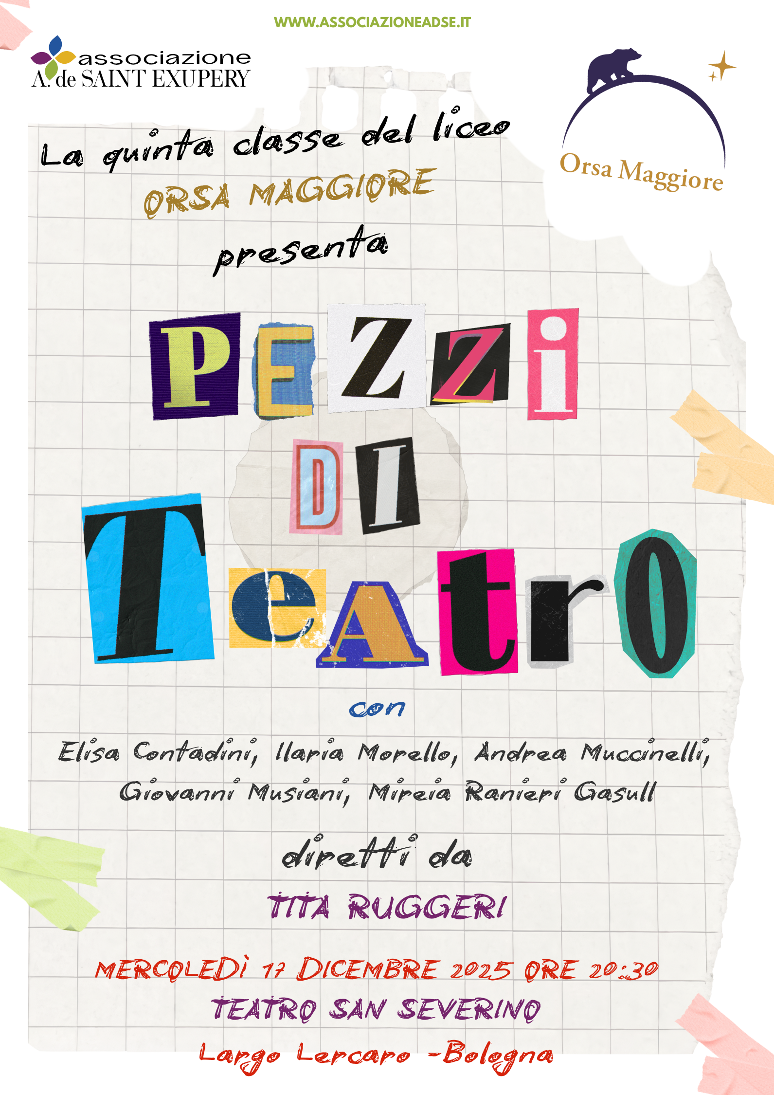 Pezzi di Teatro – Spettacolo Teatrale